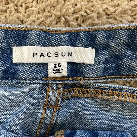 PACSUN Denim Mini Skirt with slit on the hip - Picture 3 of 4